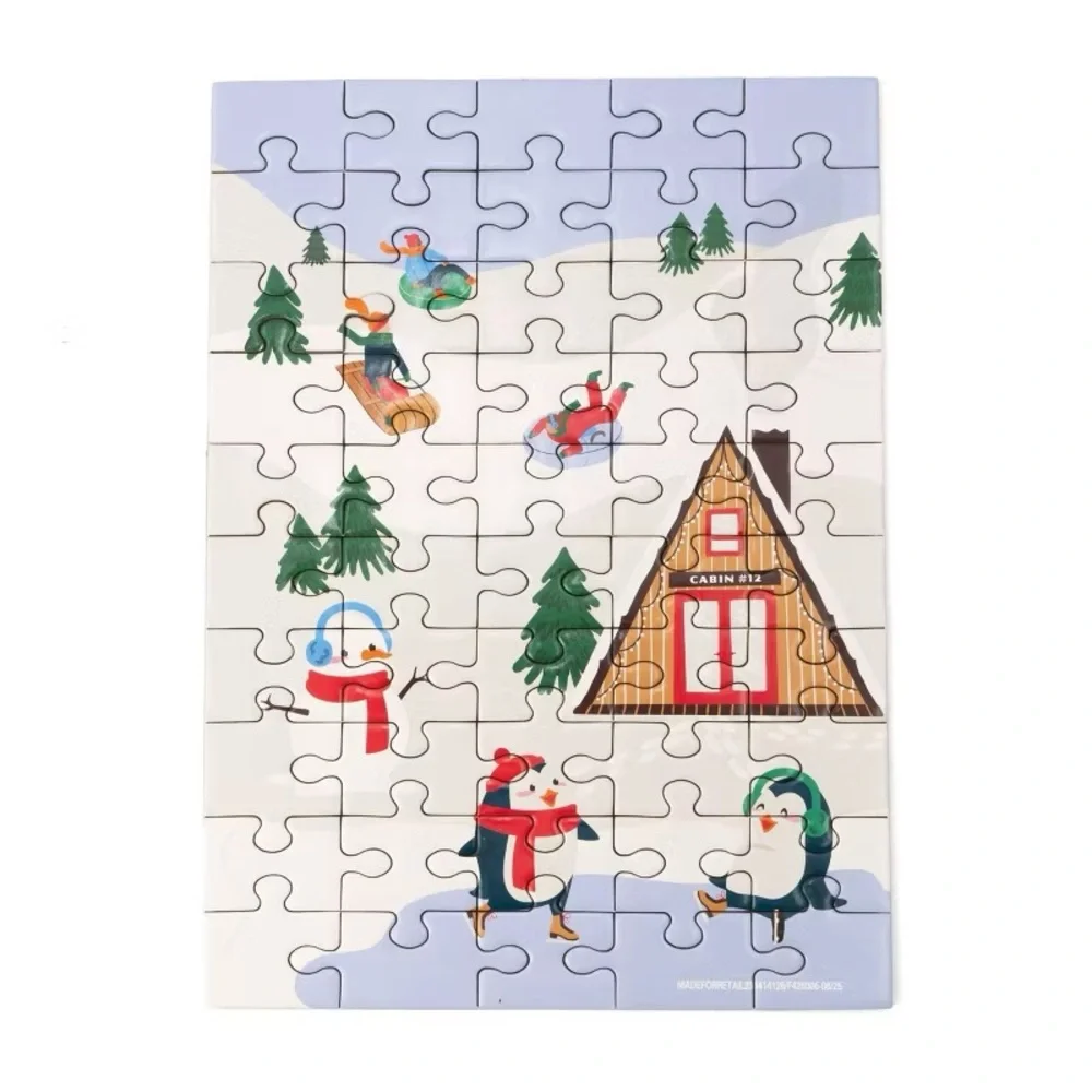 3 Target Bullseye Puzzle Ornaments